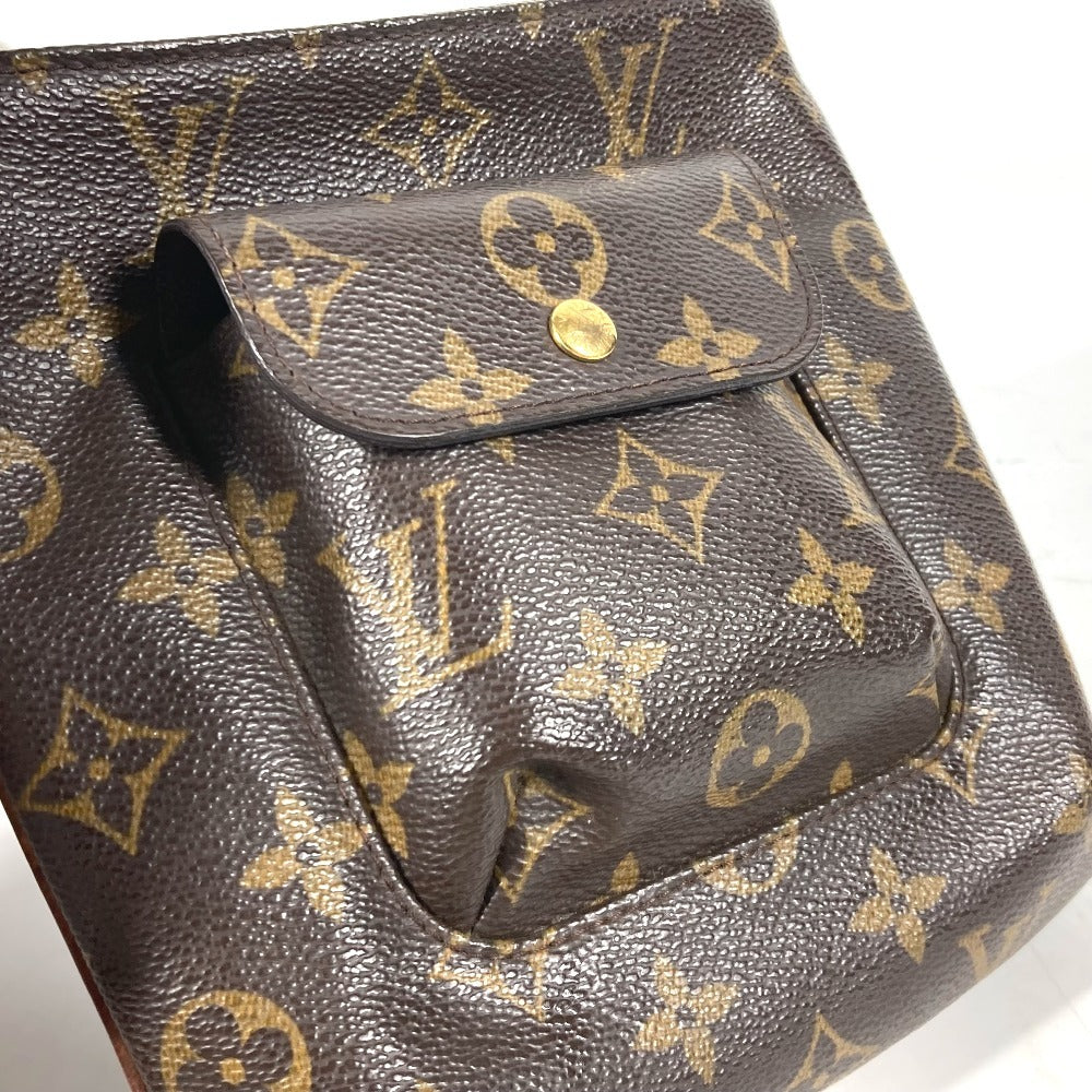 LOUIS VUITTON M51901 モノグラム パルティシオン カバン ストラップ付 クラッチバッグ ポーチ モノグラムキャンバス レディース ブラウン