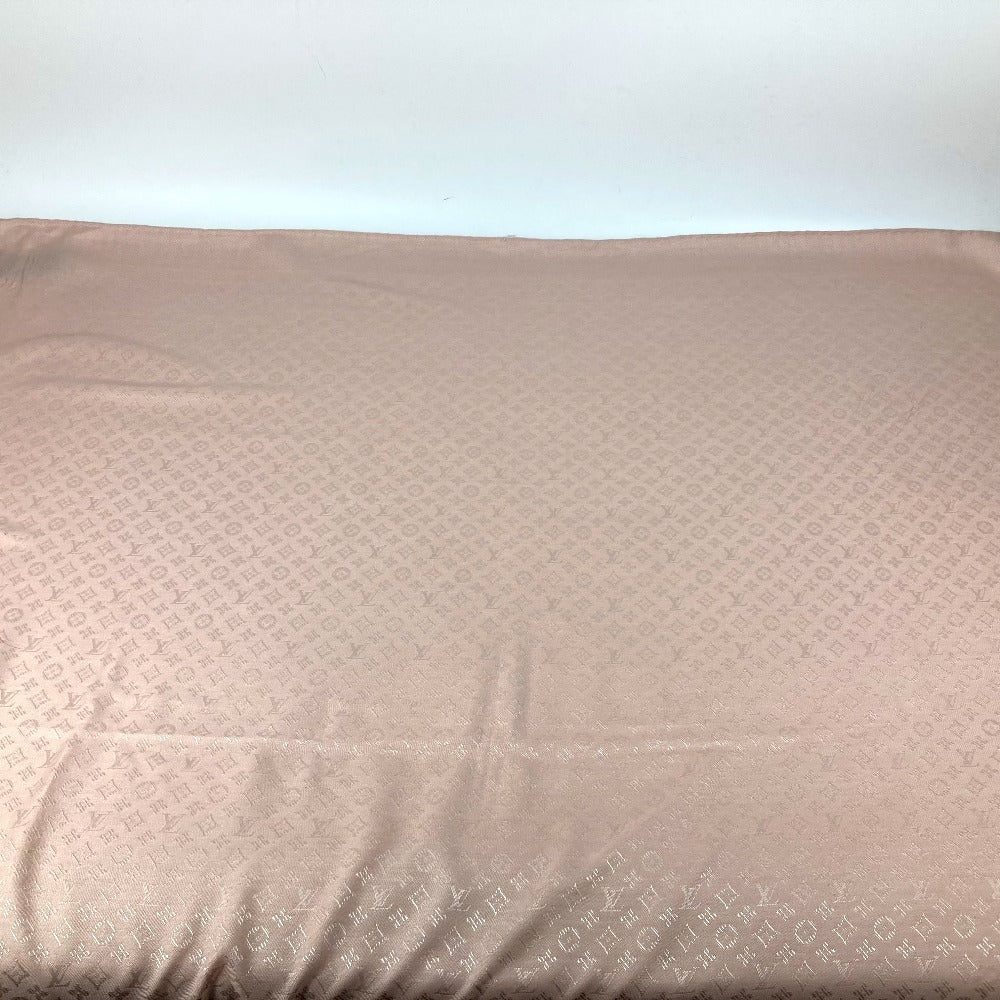 LOUIS VUITTON M77370 モノグラム ショール・エバーモア 大判 ストール ショール シルク レディース ローズプードル ピンク
