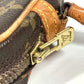 LOUIS VUITTON M51827 Monogram Marly Dragonne PM Pouch/Clutch Bag with Strap, Second Bag, Monogram Canvas, Unisex, Brown