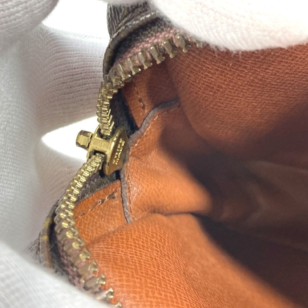 LOUIS VUITTON M51827 Monogram Marly Dragonne PM Pouch/Clutch Bag with Strap, Second Bag, Monogram Canvas, Unisex, Brown