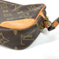 LOUIS VUITTON M51827 Monogram Marly Dragonne PM Pouch/Clutch Bag with Strap, Second Bag, Monogram Canvas, Unisex, Brown