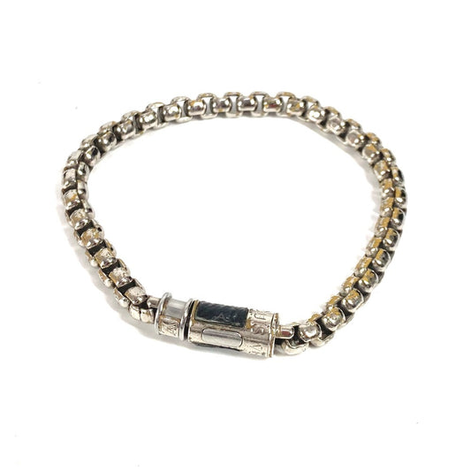 LOUIS VUITTON M63107 MonogramEclipse BraceletChain Accessories bangle Bracelet Metal Black/Silver Used