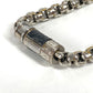 LOUIS VUITTON M63107 MonogramEclipse BraceletChain Accessories bangle Bracelet Metal Black/Silver Used