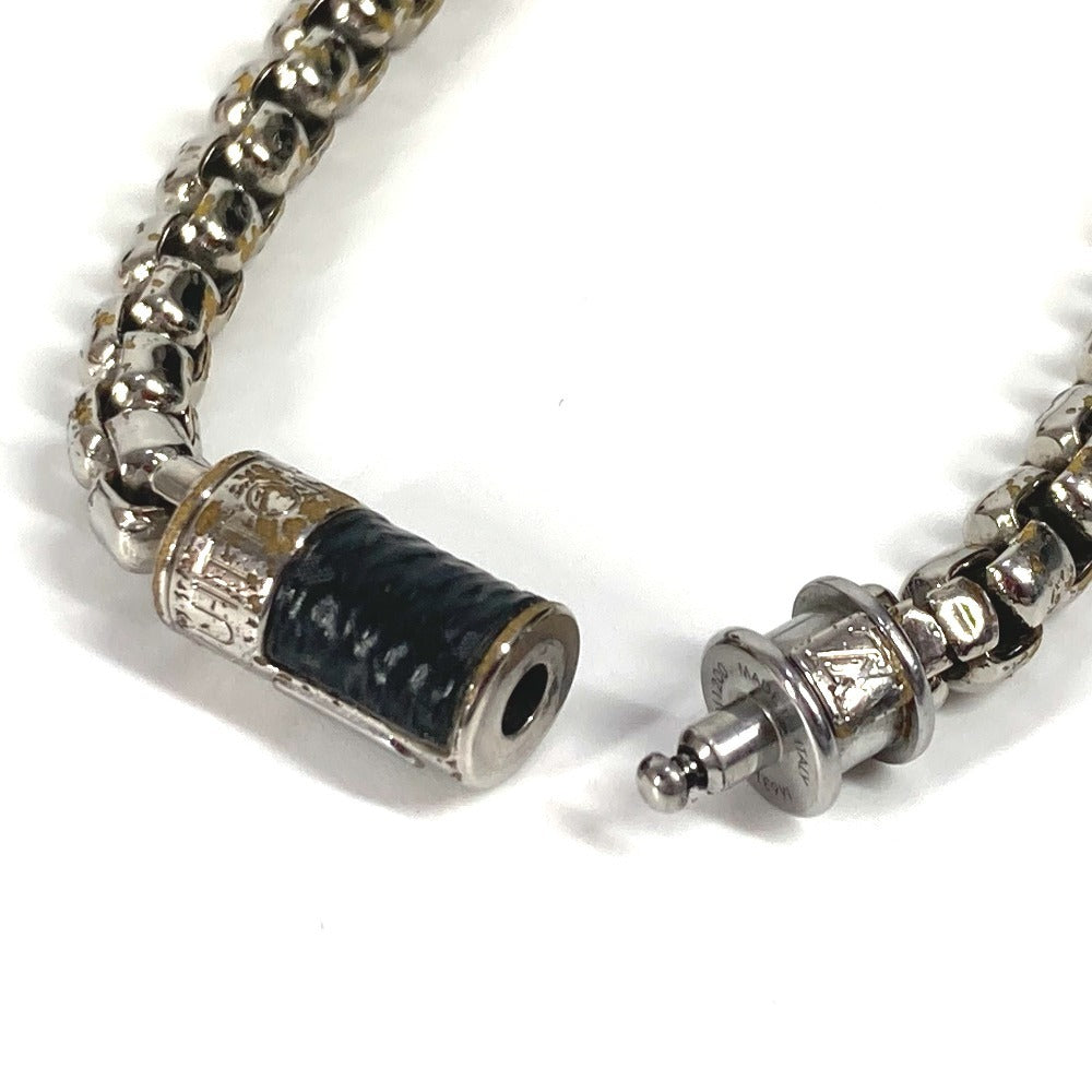 LOUIS VUITTON M63107 MonogramEclipse BraceletChain Accessories bangle Bracelet Metal Black/Silver Used