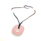 HERMES Fidelio Village Accessories Necklace Lacquer Women's Pink