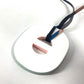 HERMES Fidelio Village Accessories Necklace Lacquer Women's Pink