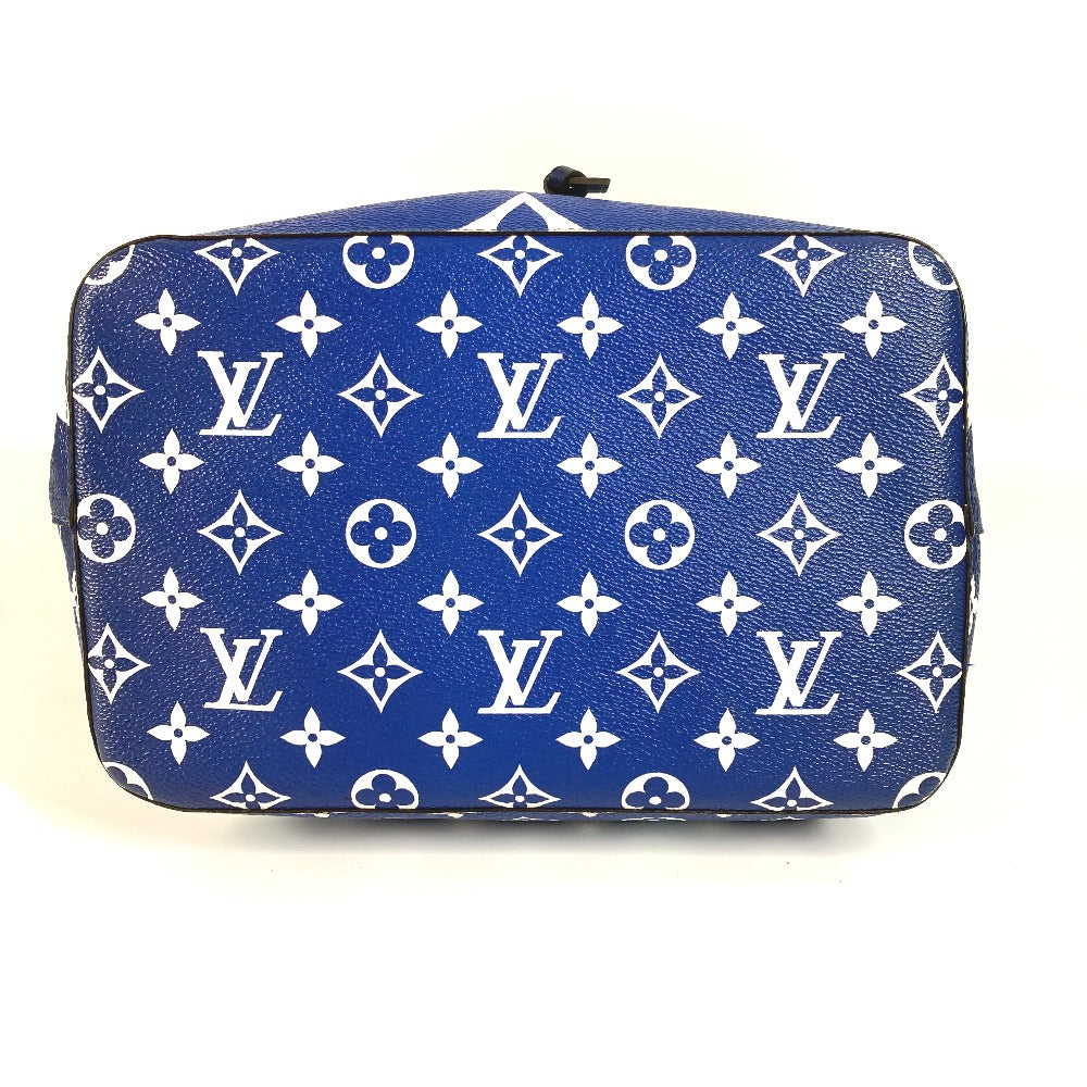 LOUIS VUITTON M45126 LV Escal Neonoe Bag Drawstring Bag Shoulder Bag Shoulder Bag Leather blue/White Used