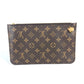 LOUIS VUITTON M45199 モノグラム キャリーイット トートバッグ カバン 肩掛け ポーチ付き ショルダーバッグ モノグラムキャンバス レディース ブラウン