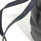 FENDI ヴィンテージ FFロゴ 巾着 カバン 肩掛け バケツ型 ショルダーバッグ レザー ユニセックス ネイビー