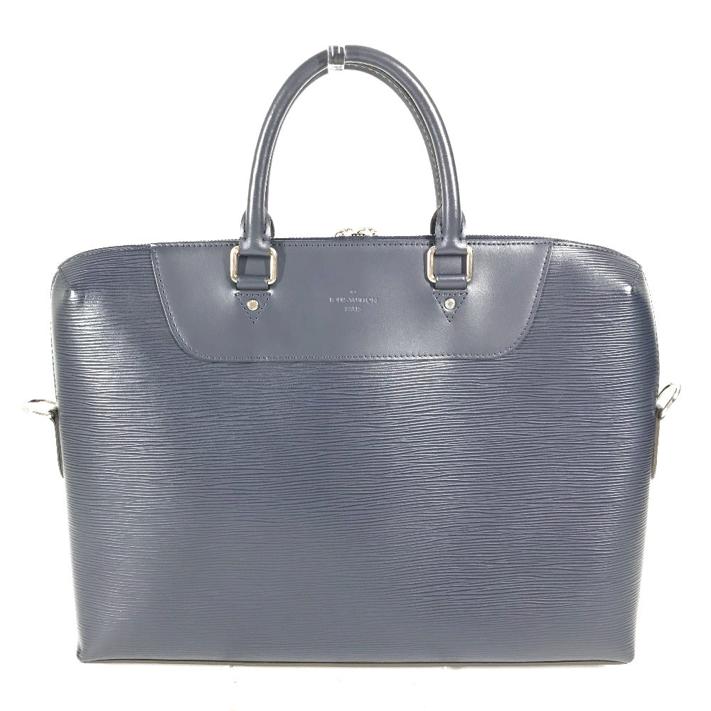 LOUIS VUITTON M51177 エピ ポルトドキュマンジュール PDJ カバン ビジネスバッグ エピレザー ユニセックス ブルーマリーヌ ネイビー