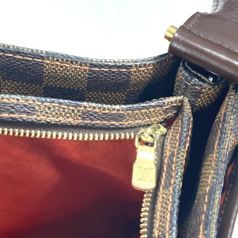 LOUIS VUITTON N51129 ダミエ オーバーニュ カバン 肩掛け ショルダーバッグ ダミエキャンバス レディース エベヌ ブラウン