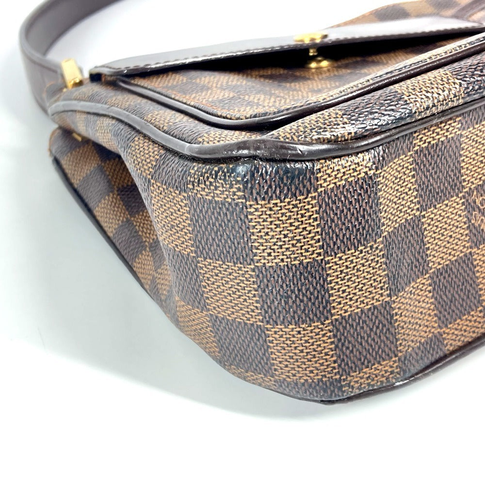 LOUIS VUITTON N51129 ダミエ オーバーニュ カバン 肩掛け ショルダーバッグ ダミエキャンバス レディース エベヌ ブラウン