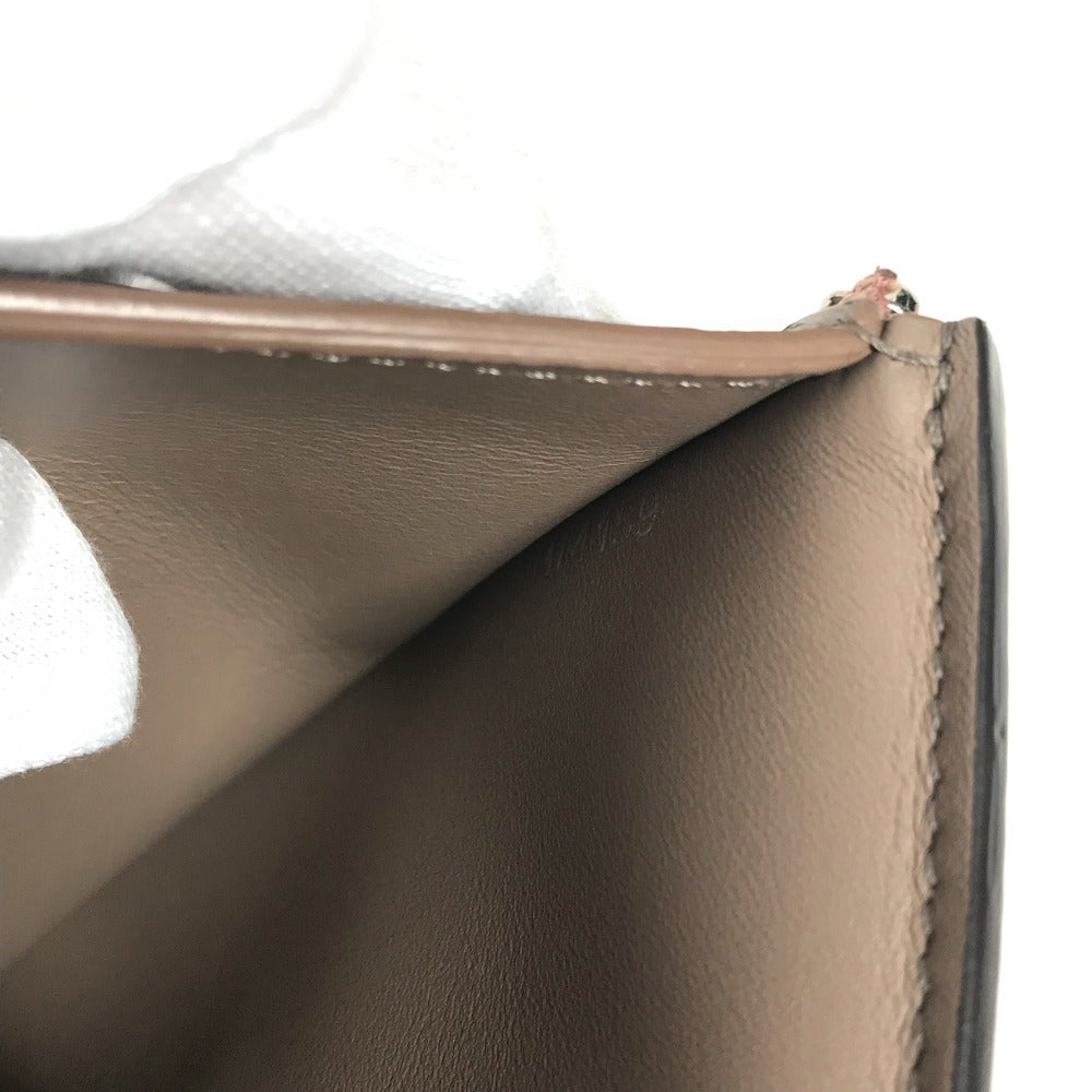 LOUIS VUITTON M62156 ポルトフォイユカプシーヌ コンパクトウォレット LVロゴ 3つ折り財布 トリヨン レディース マグノリア ピンク