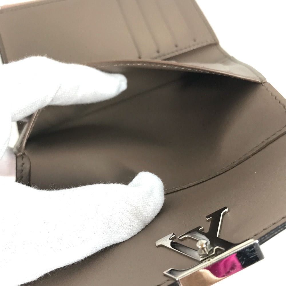 LOUIS VUITTON M62156 ポルトフォイユカプシーヌ コンパクトウォレット LVロゴ 3つ折り財布 トリヨン レディース マグノリア ピンク