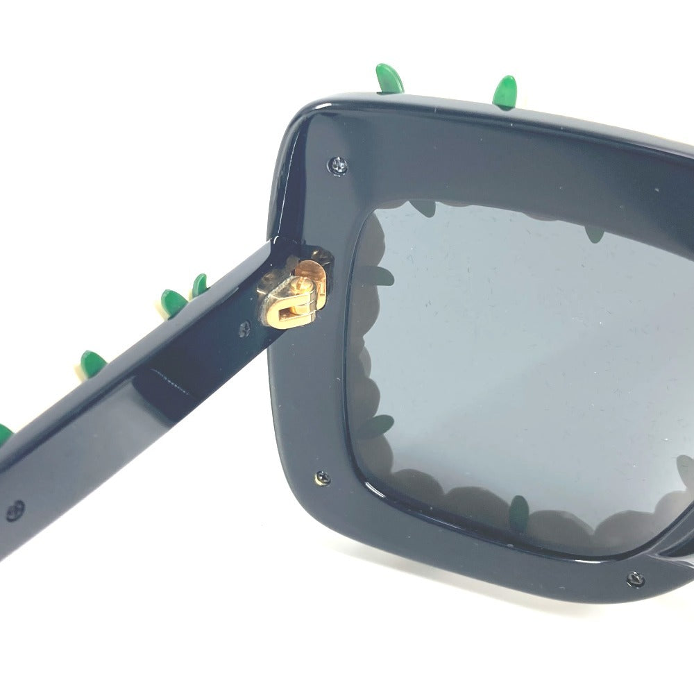 DOLCE&amp;GABBANA DG4253 Flower Print Eyeglasses, Two-Tone Plastic Sunglasses, Women's, Black