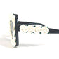 DOLCE&amp;GABBANA DG4253 Flower Print Eyeglasses, Two-Tone Plastic Sunglasses, Women's, Black