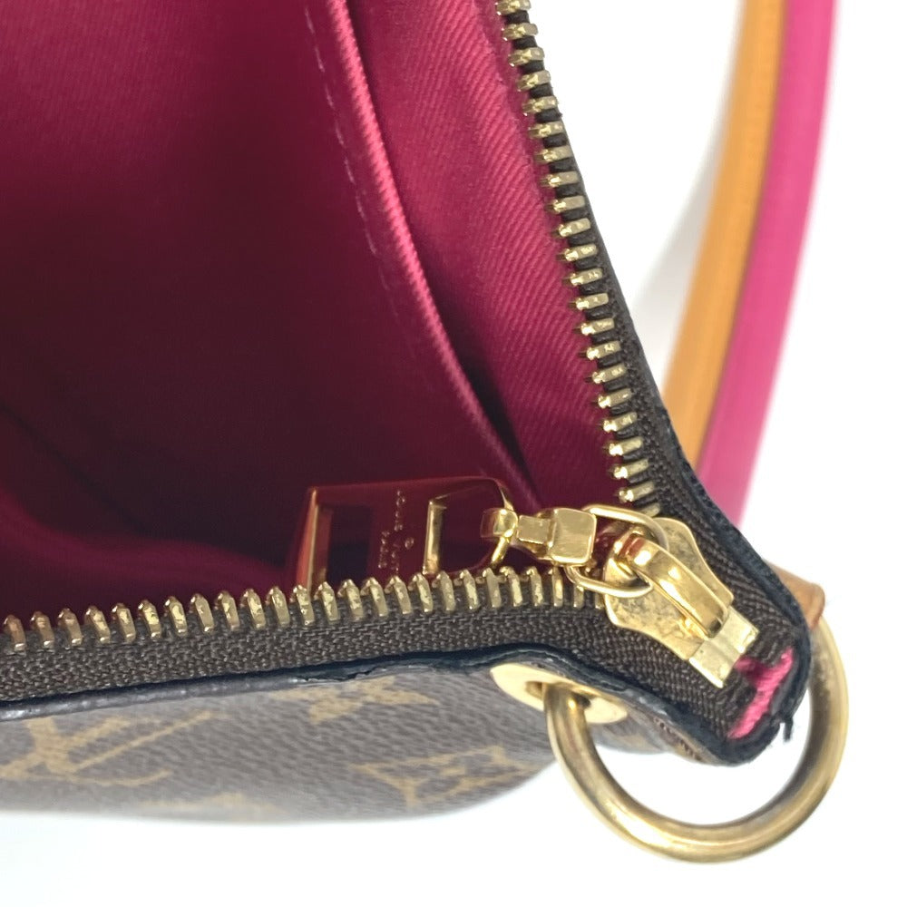 LOUIS VUITTON M44053 Monogram Loretta Crossbody Pochette Shoulder Bag in Monogram Canvas, Brown