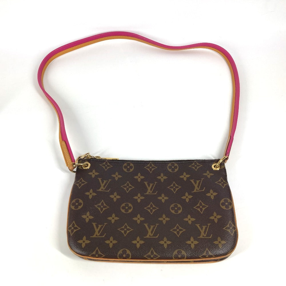 LOUIS VUITTON M44053 Monogram Loretta Crossbody Pochette Shoulder Bag in Monogram Canvas, Brown