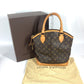 LOUIS VUITTON M40102 Monogram Lockit Handbag, Monogram Canvas, Women's, Brown
