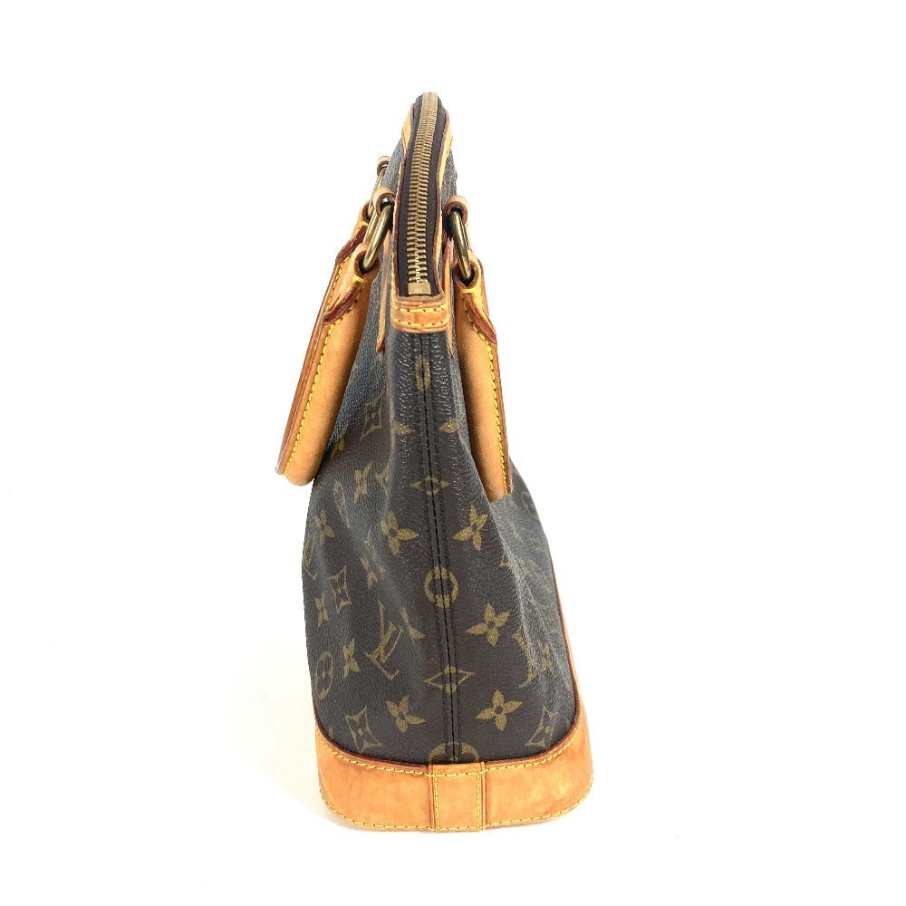 LOUIS VUITTON M40102 Monogram Lockit Handbag, Monogram Canvas, Women's, Brown