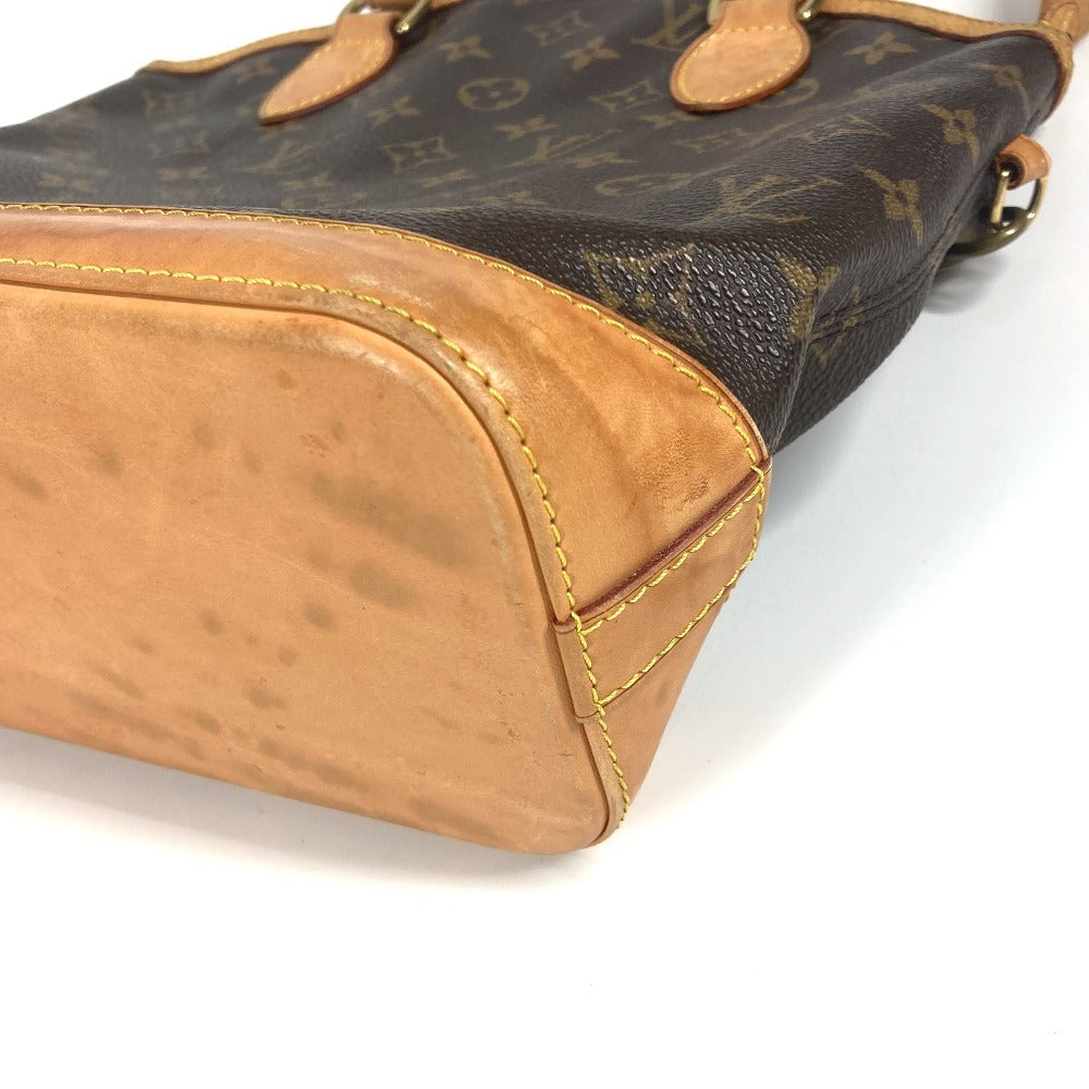 LOUIS VUITTON M40102 Monogram Lockit Handbag, Monogram Canvas, Women's, Brown