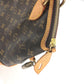 LOUIS VUITTON M40102 Monogram Lockit Handbag, Monogram Canvas, Women's, Brown