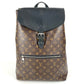 LOUIS VUITTON M40637 Monogram Macassar Parc Backpack, Flap Bag, Monogram Macassar Canvas, Unisex, Brown