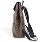 LOUIS VUITTON M40637 Monogram Macassar Parc Backpack, Flap Bag, Monogram Macassar Canvas, Unisex, Brown
