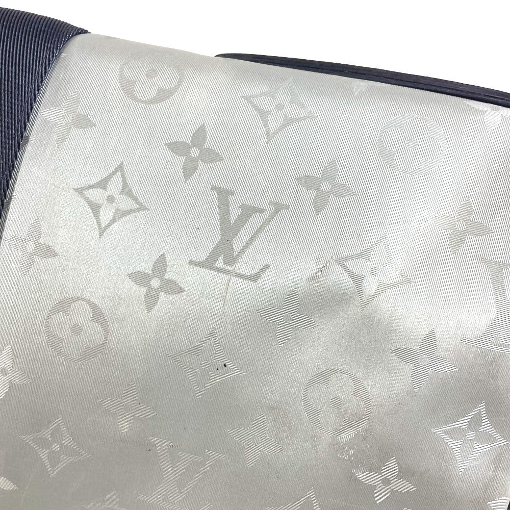 LOUIS VUITTON M44170 モノグラムサテライト キーポル・バンドリエール 50 2WAYバッグ ショルダーバッグ トラベルバッグ カバン コインケース付き ボストンバッグ レザー/キャンバス メンズ シルバー