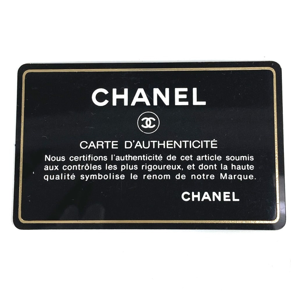 CHANEL クローバー ロゴ 2WAYバッグ ハンドバッグ 縦型トート 斜め掛け ショルダーバッグ レザー/キャンバス レディース ブラック