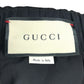 GUCCI 577607 Line Logo Long Pants, Wool, Women's, Black