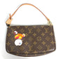 LOUIS VUITTON M51981 Monogram Panda Pochette Accessoires by Takashi Murakami. Accessory pouch, handbag, shoulder bag, Monogram canvas, women's, brown.