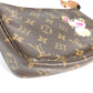 LOUIS VUITTON M51981 Monogram Panda Pochette Accessoires by Takashi Murakami. Accessory pouch, handbag, shoulder bag, Monogram canvas, women's, brown.