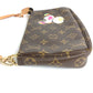 LOUIS VUITTON M51981 Monogram Panda Pochette Accessoires by Takashi Murakami. Accessory pouch, handbag, shoulder bag, Monogram canvas, women's, brown.