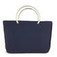 CHANEL Tote Bag Handbag Polyamide Women's Navy