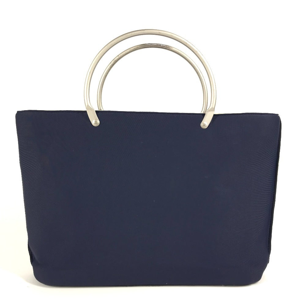 CHANEL Tote Bag Handbag Polyamide Women's Navy
