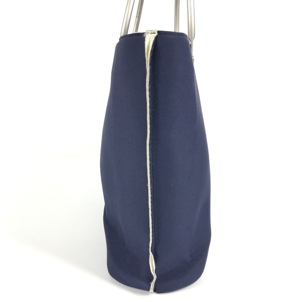 CHANEL Tote Bag Handbag Polyamide Women's Navy