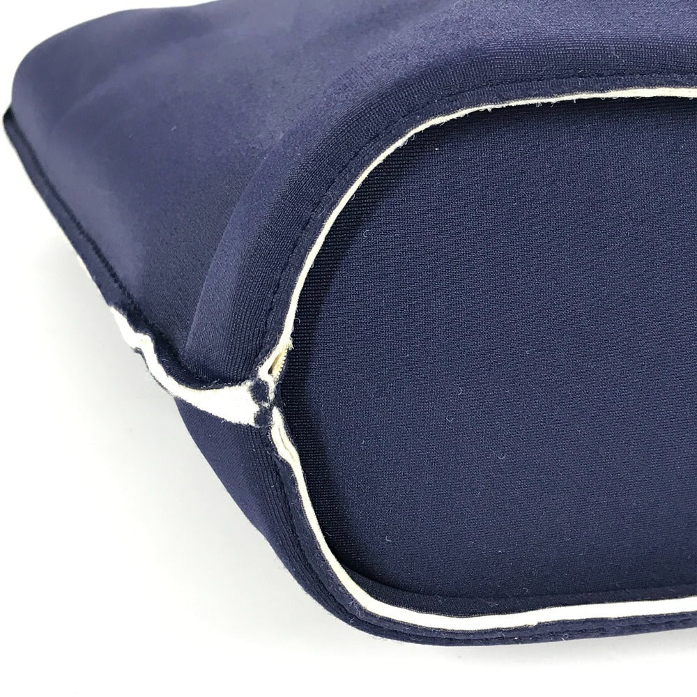 CHANEL Tote Bag Handbag Polyamide Women's Navy