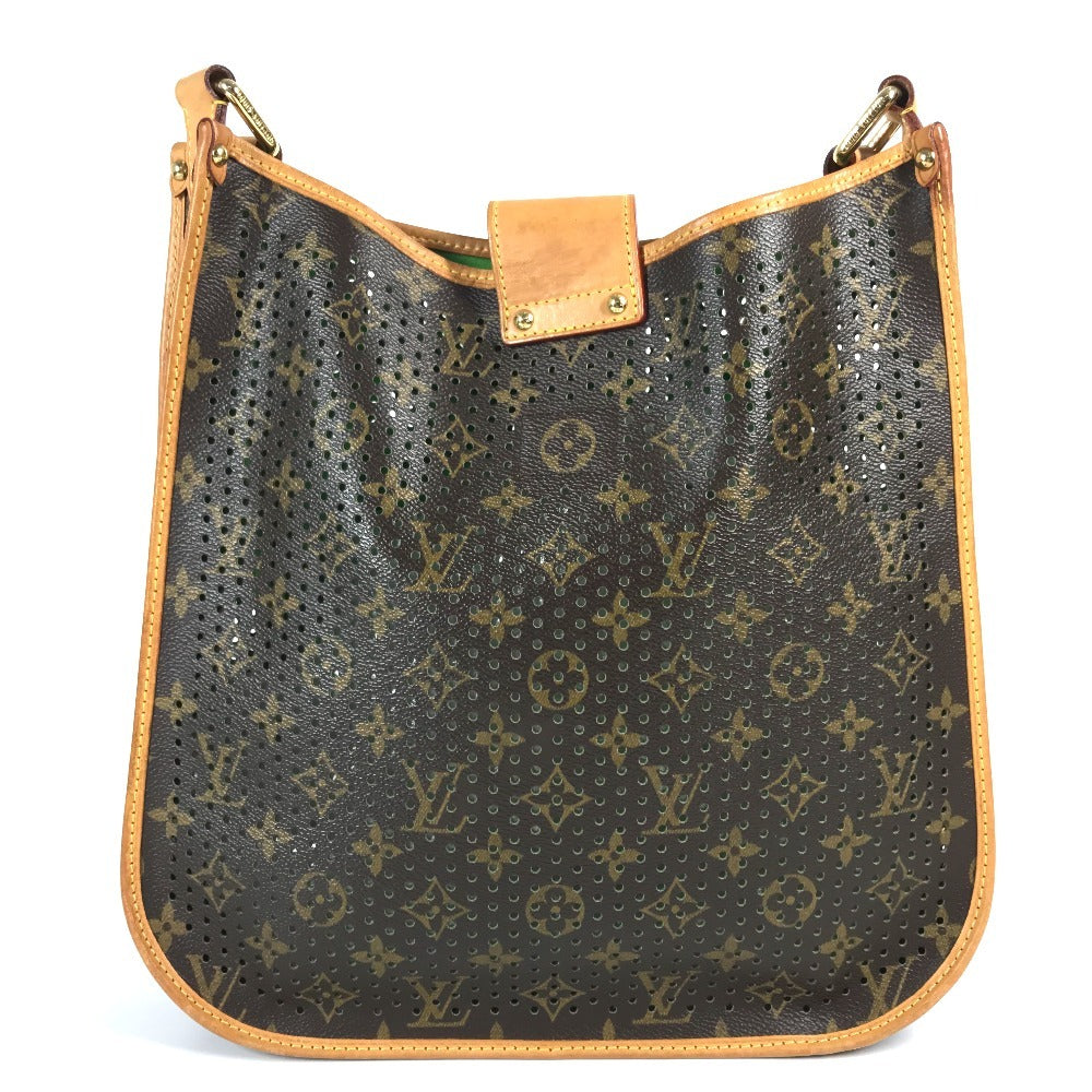 LOUIS VUITTON M95173 モノグラムペルフォ ミュゼット カバン 斜め掛け ショルダーバッグ モノグラムキャンバス ユニセックス グリーン