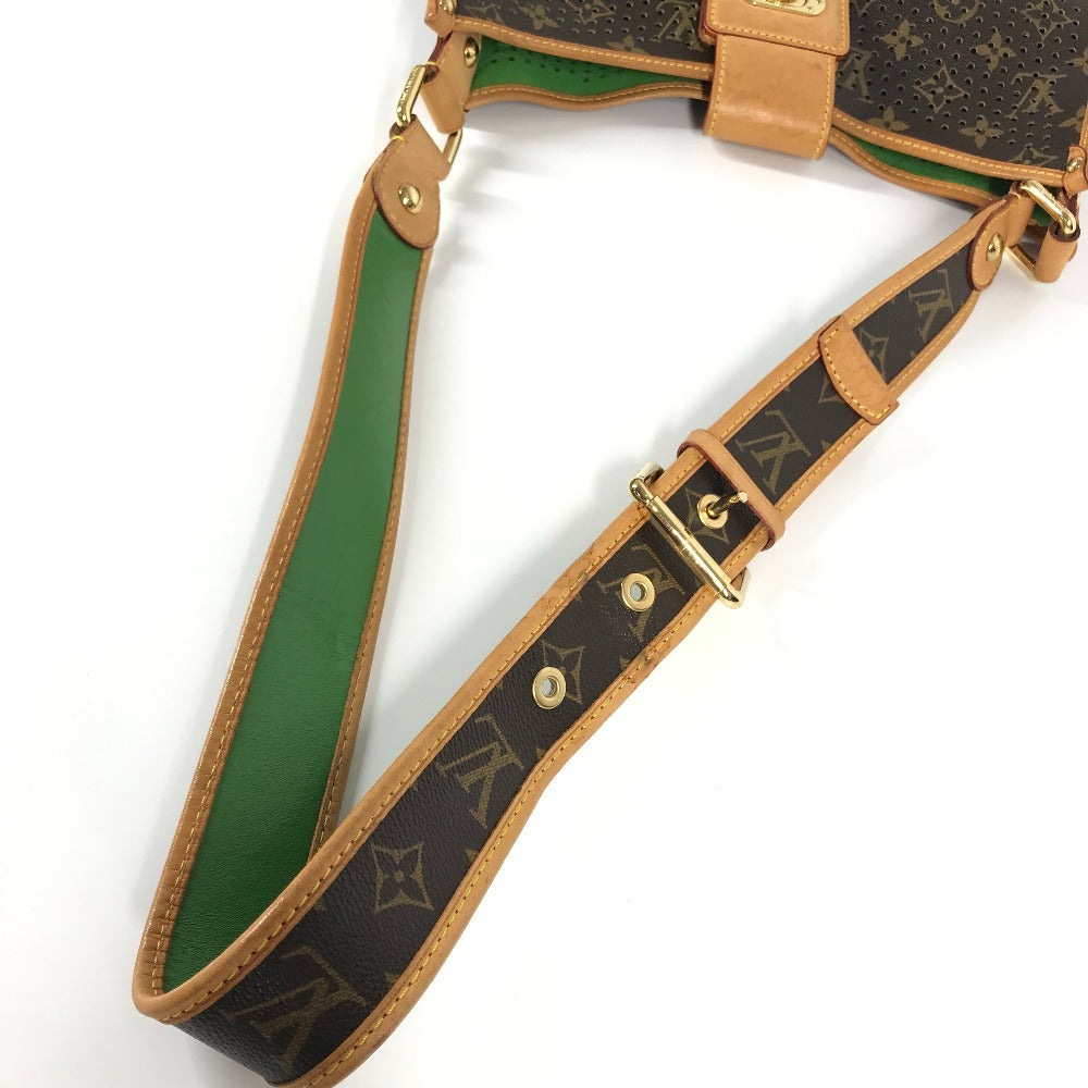 LOUIS VUITTON M95173 モノグラムペルフォ ミュゼット カバン 斜め掛け ショルダーバッグ モノグラムキャンバス ユニセックス グリーン