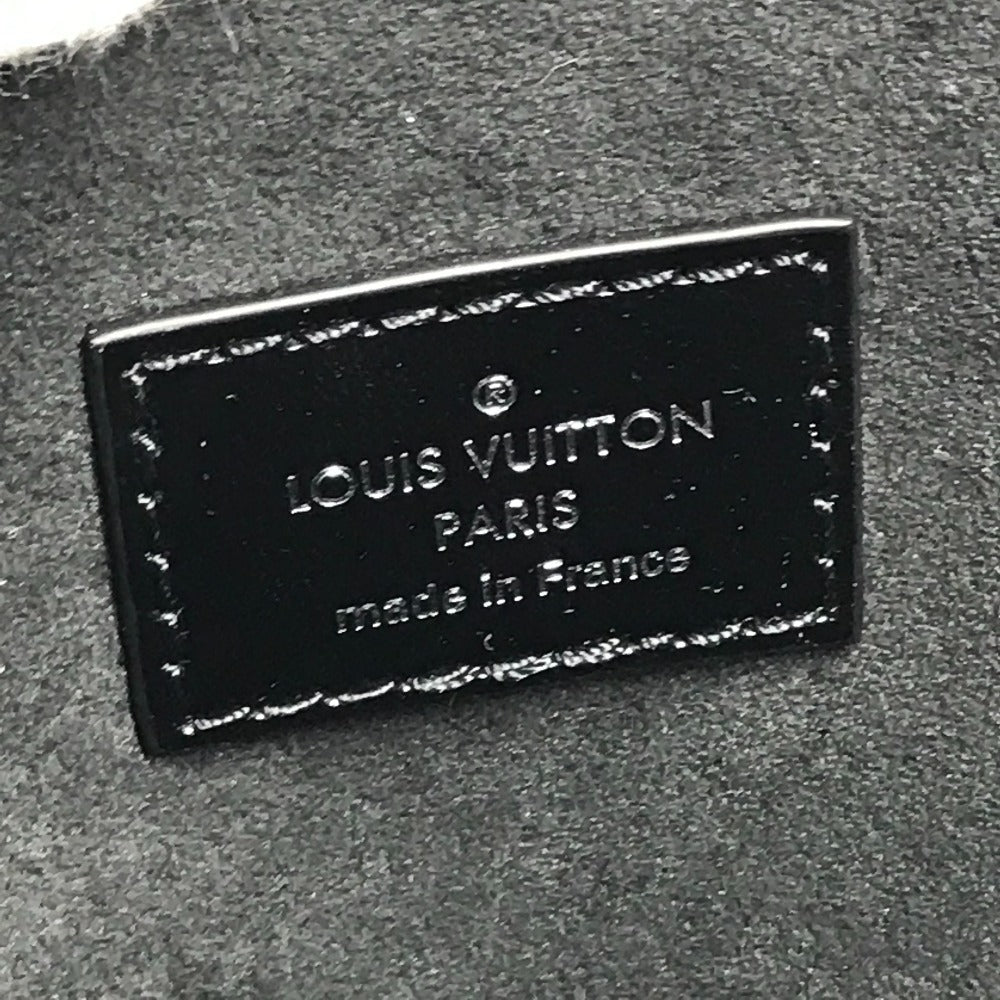 LOUIS VUITTON Floral Print Tupi Shoulder Bag in Black Leather, Unisex