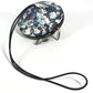 LOUIS VUITTON Floral Print Tupi Shoulder Bag in Black Leather, Unisex