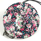 LOUIS VUITTON Floral Print Tupi Shoulder Bag in Black Leather, Unisex