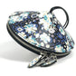 LOUIS VUITTON Floral Print Tupi Shoulder Bag in Black Leather, Unisex