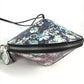 LOUIS VUITTON Floral Print Tupi Shoulder Bag in Black Leather, Unisex