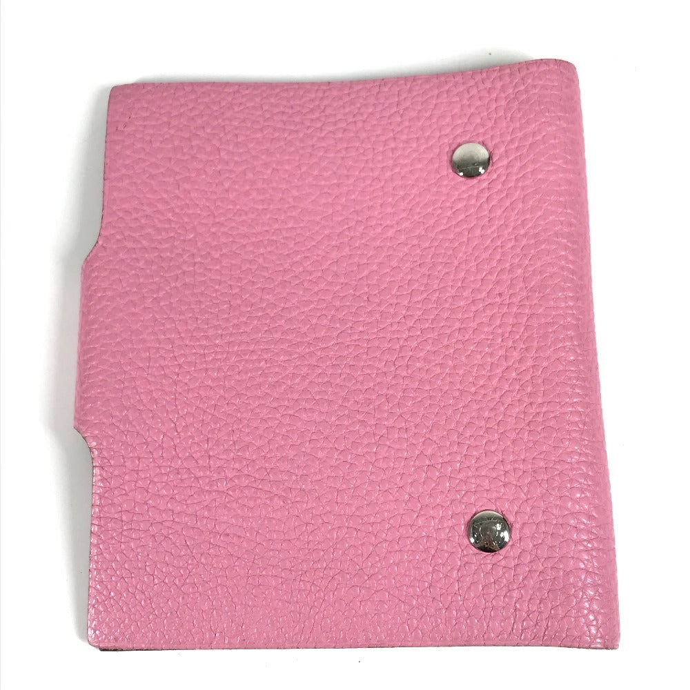 HERMES Ulysse PM Notebook Cover, Memo Pad, Stationery, Notebook Cover, Taurillon Clemence Leather, Women's, Pink