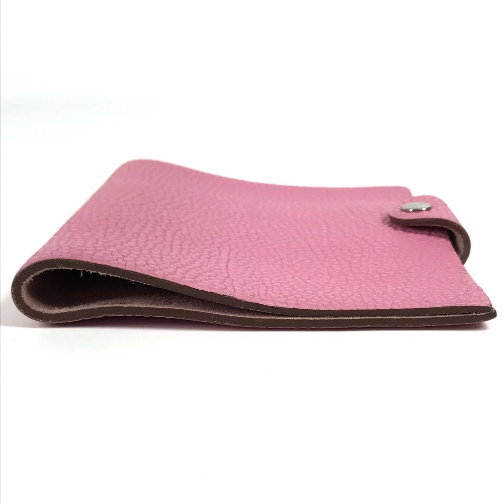 HERMES Ulysse PM Notebook Cover, Memo Pad, Stationery, Notebook Cover, Taurillon Clemence Leather, Women's, Pink