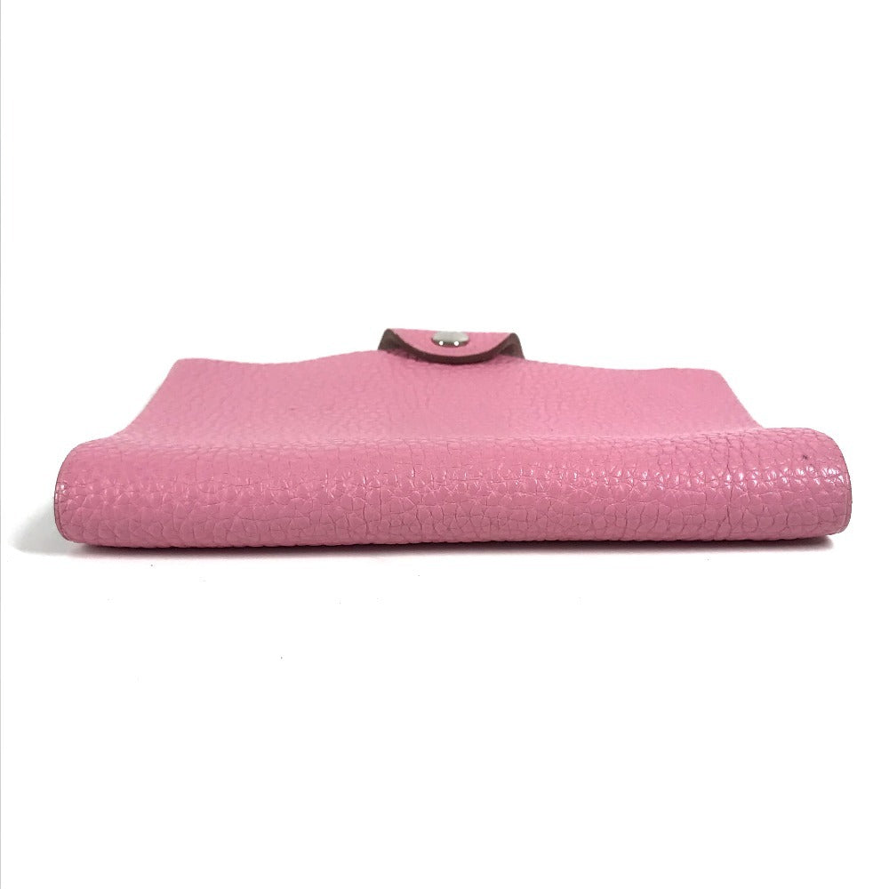 HERMES Ulysse PM Notebook Cover, Memo Pad, Stationery, Notebook Cover, Taurillon Clemence Leather, Women's, Pink
