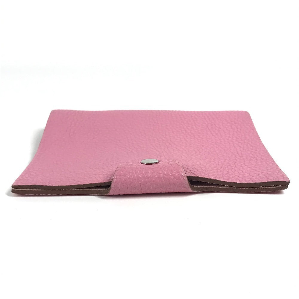 HERMES Ulysse PM Notebook Cover, Memo Pad, Stationery, Notebook Cover, Taurillon Clemence Leather, Women's, Pink