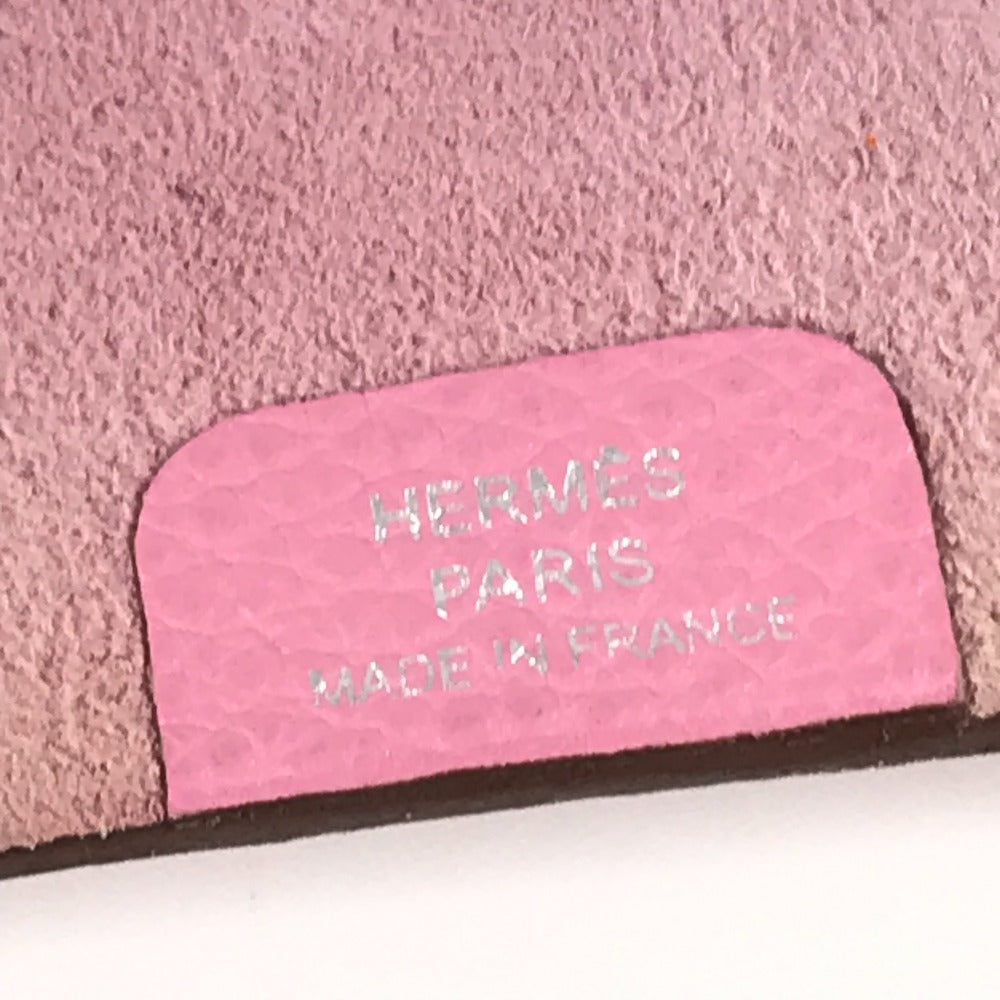 HERMES Ulysse PM Notebook Cover, Memo Pad, Stationery, Notebook Cover, Taurillon Clemence Leather, Women's, Pink